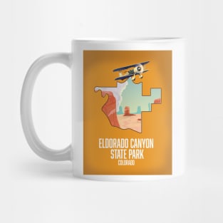 Eldorado Canyon State Park map Mug